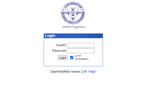 gamma OpenWebMail (classic UI)